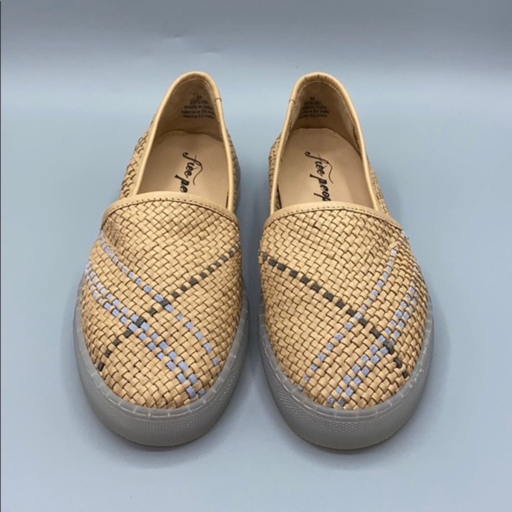 Free People Santorini Slip on Woven Sneakers Size: EU39 - Picture 2 of 9
